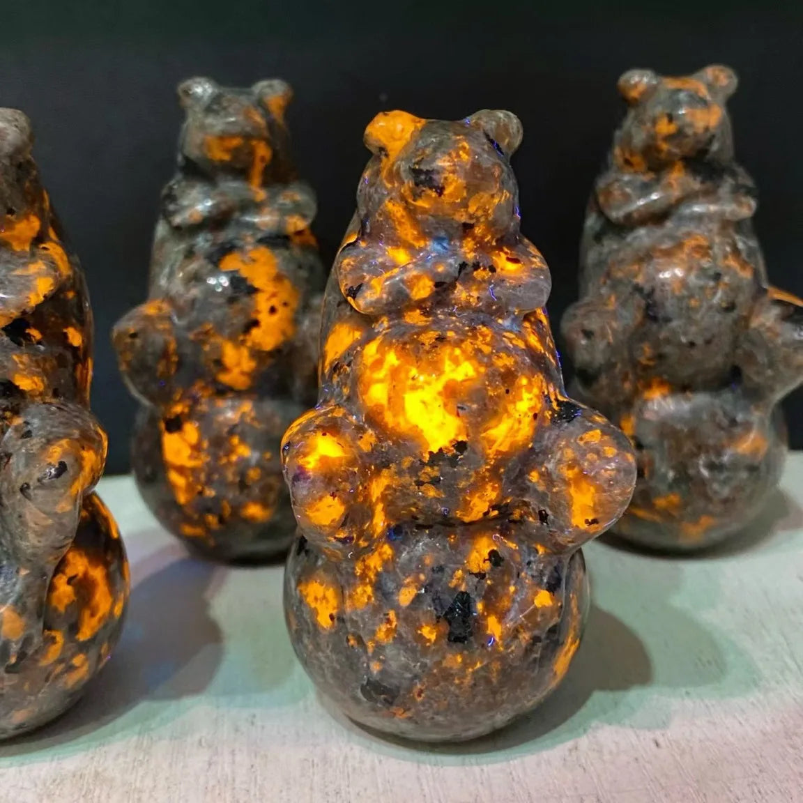 Rainbow Fluorite Figurines-ToShay.org