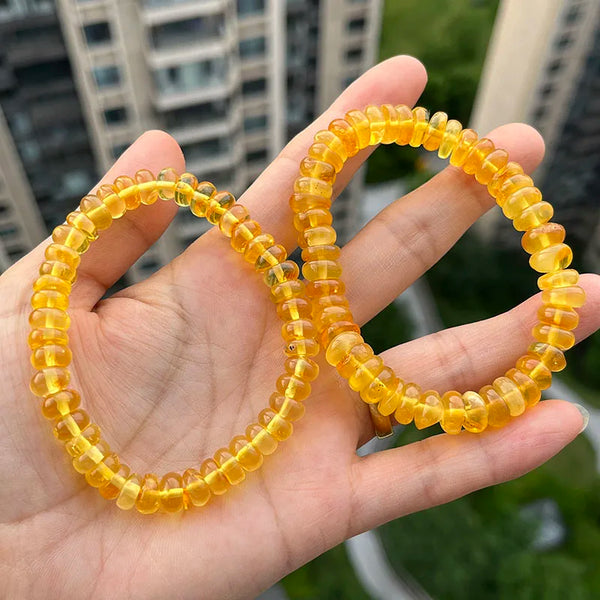 Yellow Amber Bracelet-ToShay.org