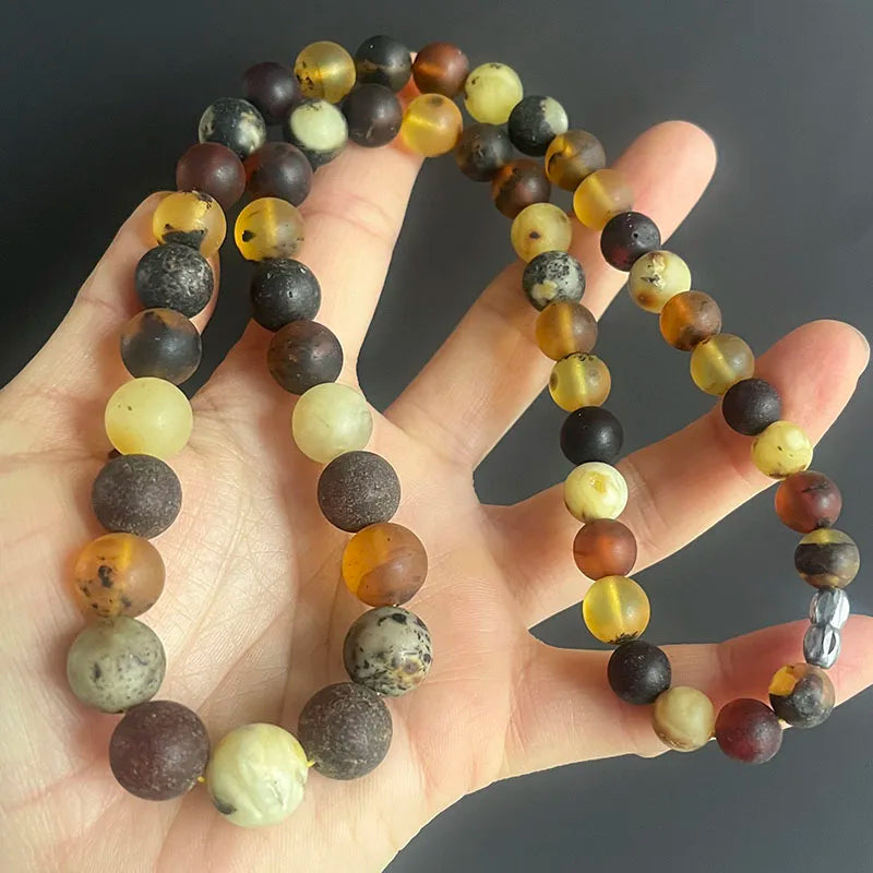Yellow Amber Necklace-ToShay.org