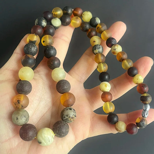 Yellow Amber Necklace-ToShay.org