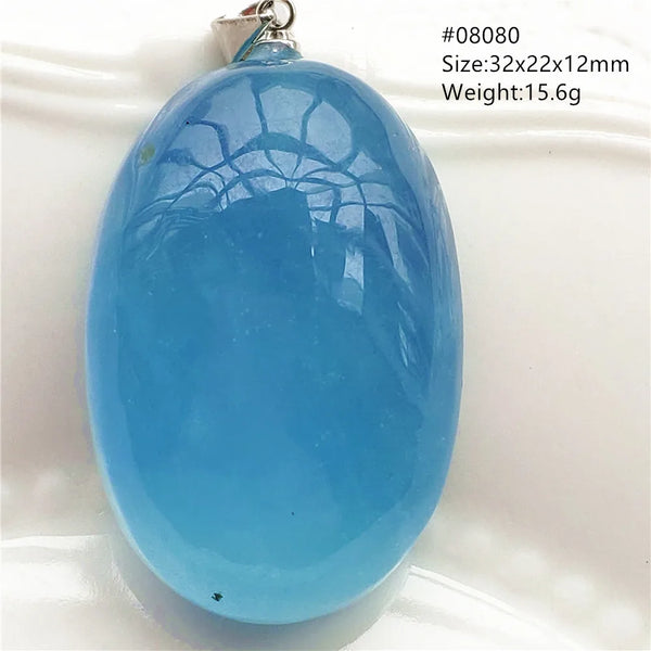 Blue Aquamarine Pendant-ToShay.org