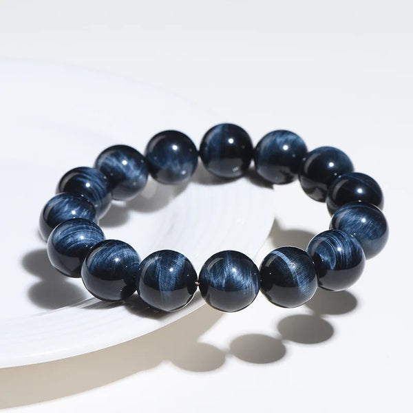 Blue Tiger Eye Stone Bracelet-ToShay.org