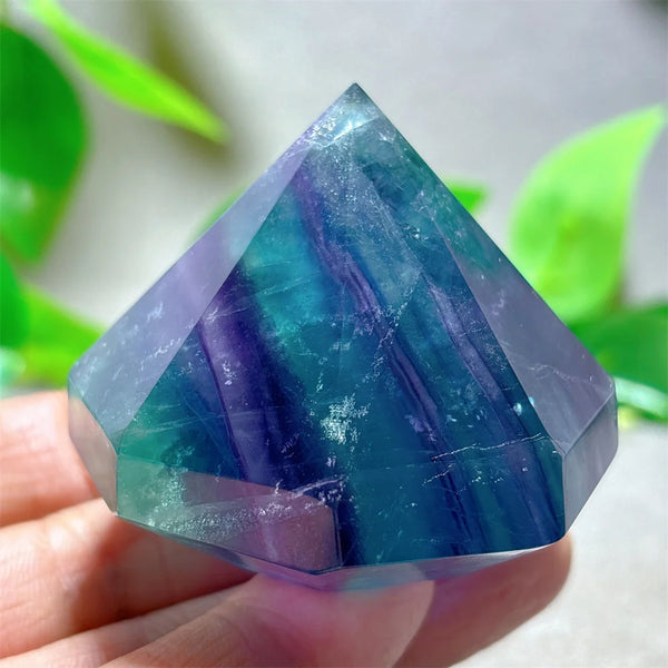 Rainbow Fluorite Diamond-ToShay.org