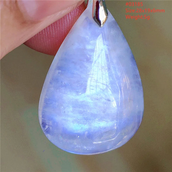 Blue Light Moonstone Pendant-ToShay.org