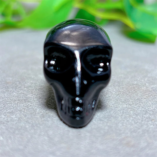 Black Obsidian Alien Skull-ToShay.org