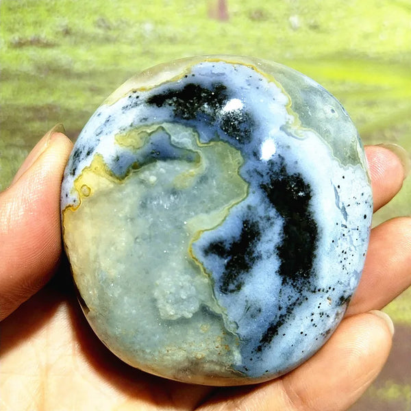 Ocean Jasper Palm Stone-ToShay.org