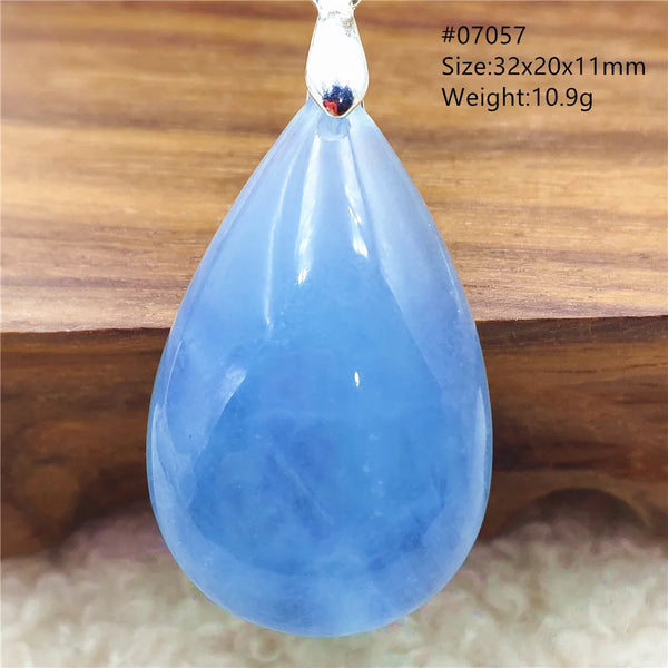 Blue Aquamarine Pendant-ToShay.org