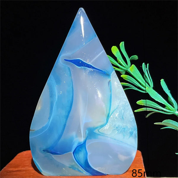 Blue Lace Agate Flame-ToShay.org
