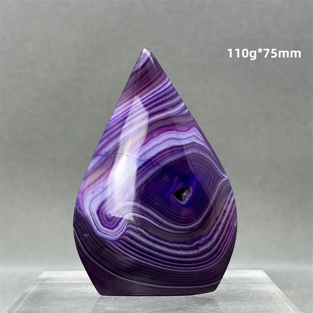 Purple Agate Torch-ToShay.org