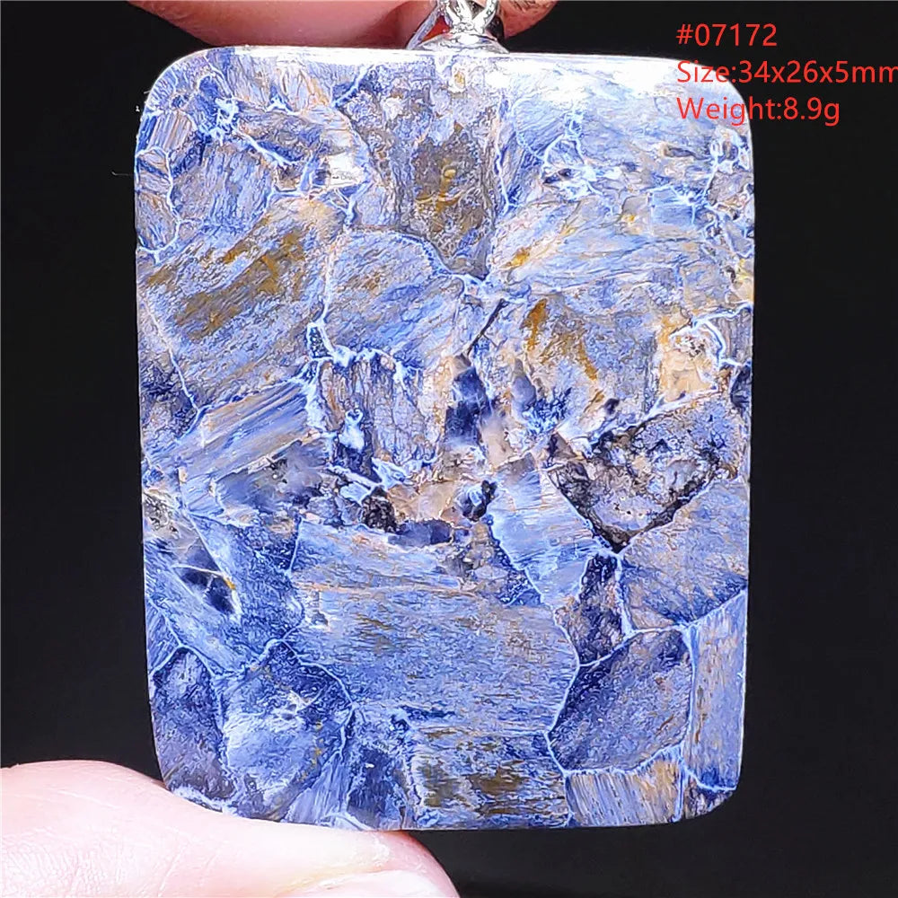 Blue Pietersite Pendant-ToShay.org