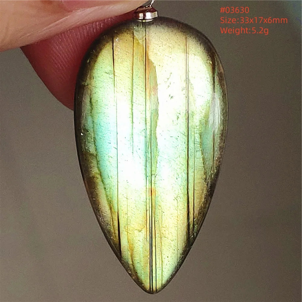 Blue Purple Labradorite Pendant-ToShay.org