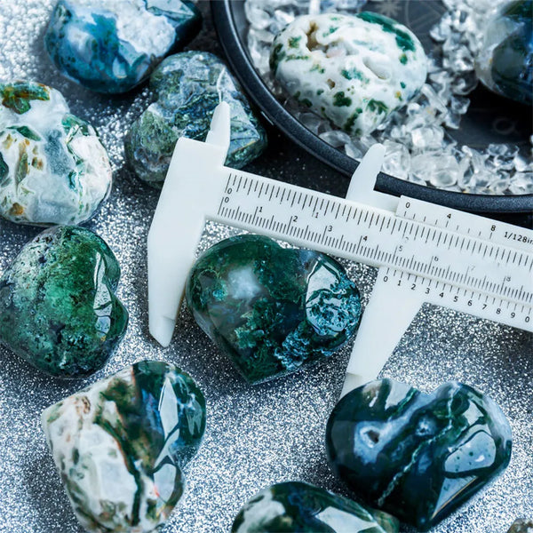 Green Moss Agate Heart-ToShay.org