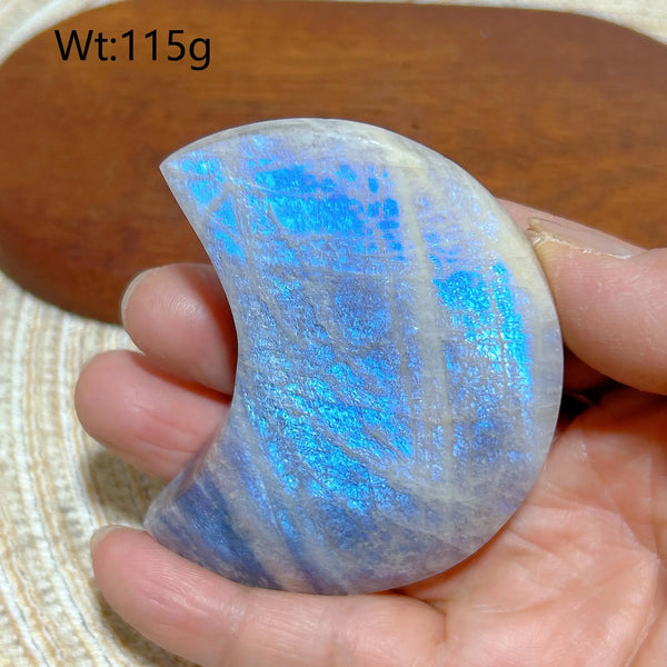 Blue Falshy Moonstone Moon-ToShay.org