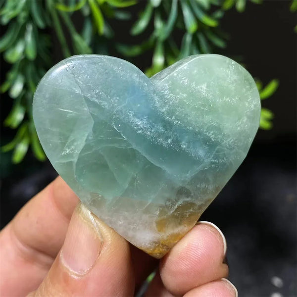 Blue Fluorite Heart-ToShay.org