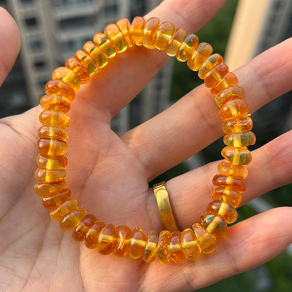 Yellow Amber Bracelet-ToShay.org