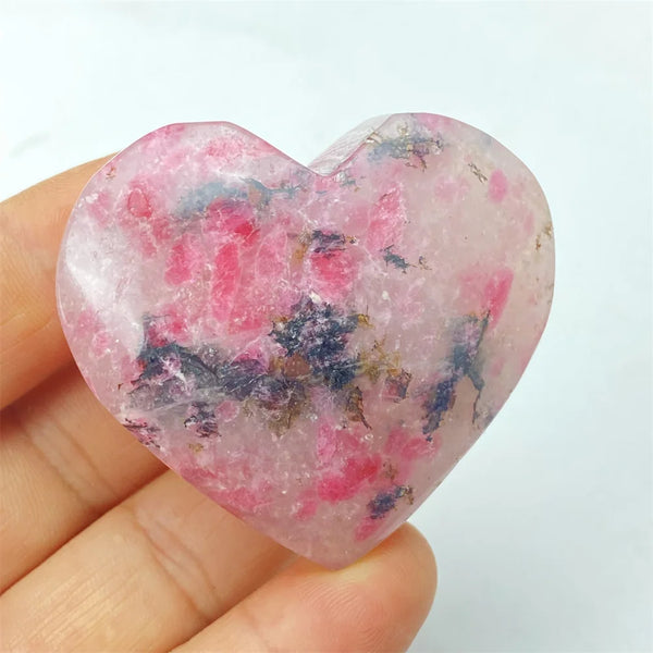 Pink Rose Stone Heart-ToShay.org
