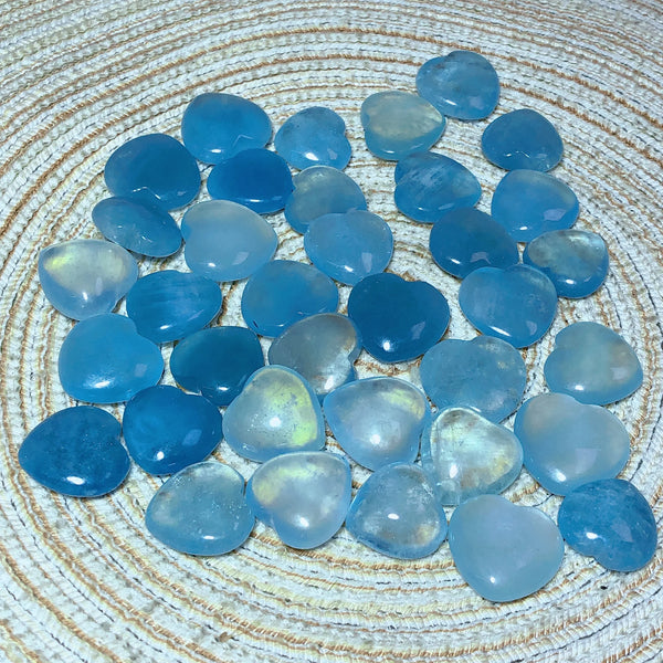 Blue Aquamarine Hearts-ToShay.org
