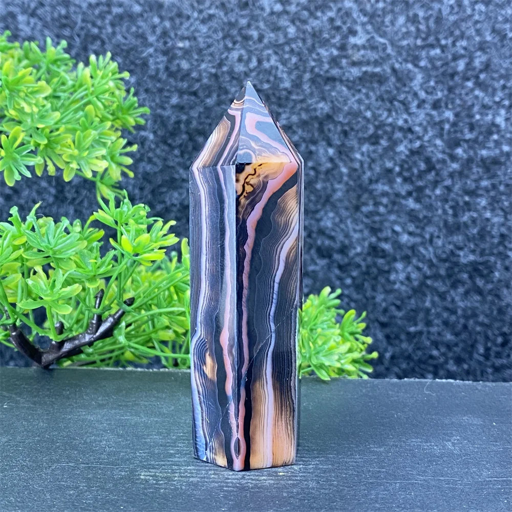 Red Black Stripe Agate-ToShay.org