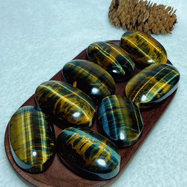 Blue Yellow Tiger Eye Stone-ToShay.org