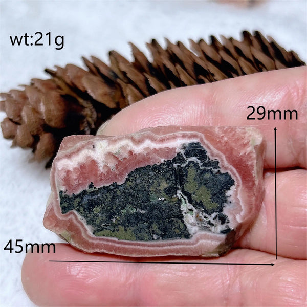 Pink Rhodochrosite Slice-ToShay.org