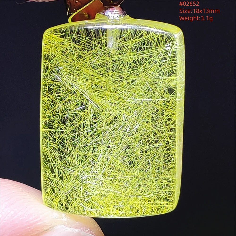 Yellow Rutilated Quartz Pendant-ToShay.org