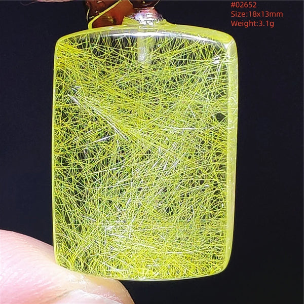 Yellow Rutilated Quartz Pendant-ToShay.org