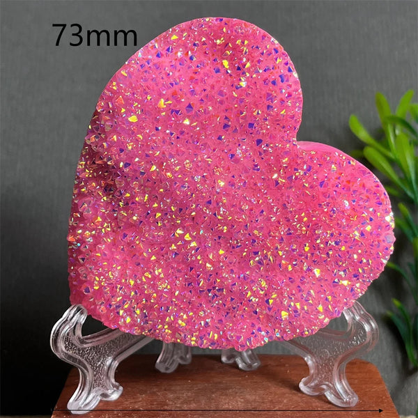 Rainbow Aura Crystal Heart-ToShay.org