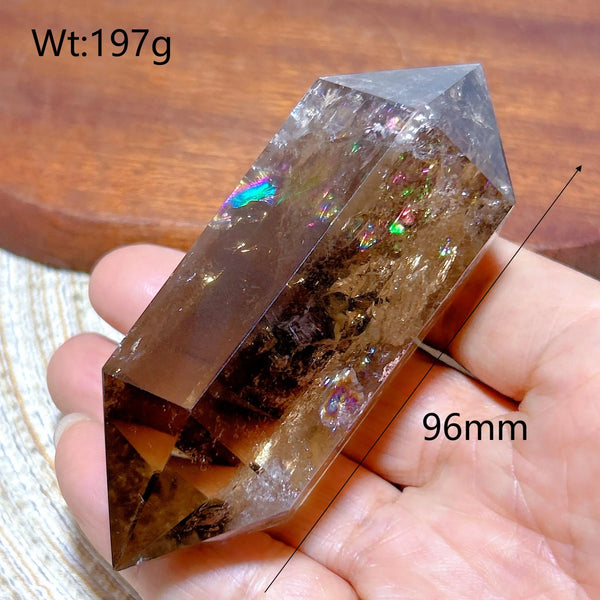 Smokey Rainbow Quartz Point-ToShay.org