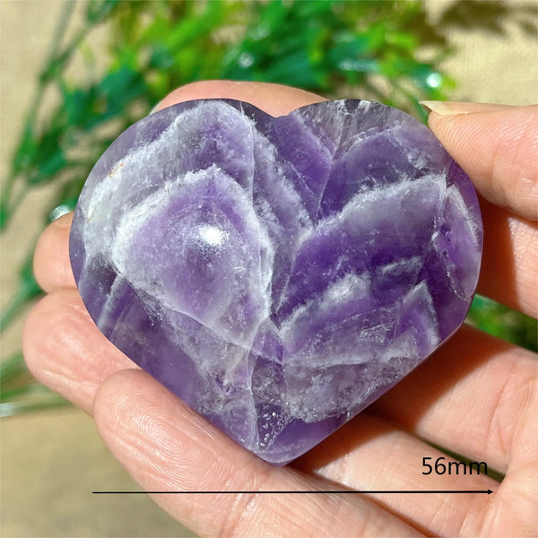 Purple Dream Amethyst Heart-ToShay.org