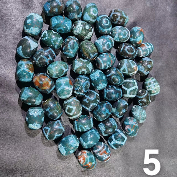 Tibetan Agate Dzi Beads-ToShay.org