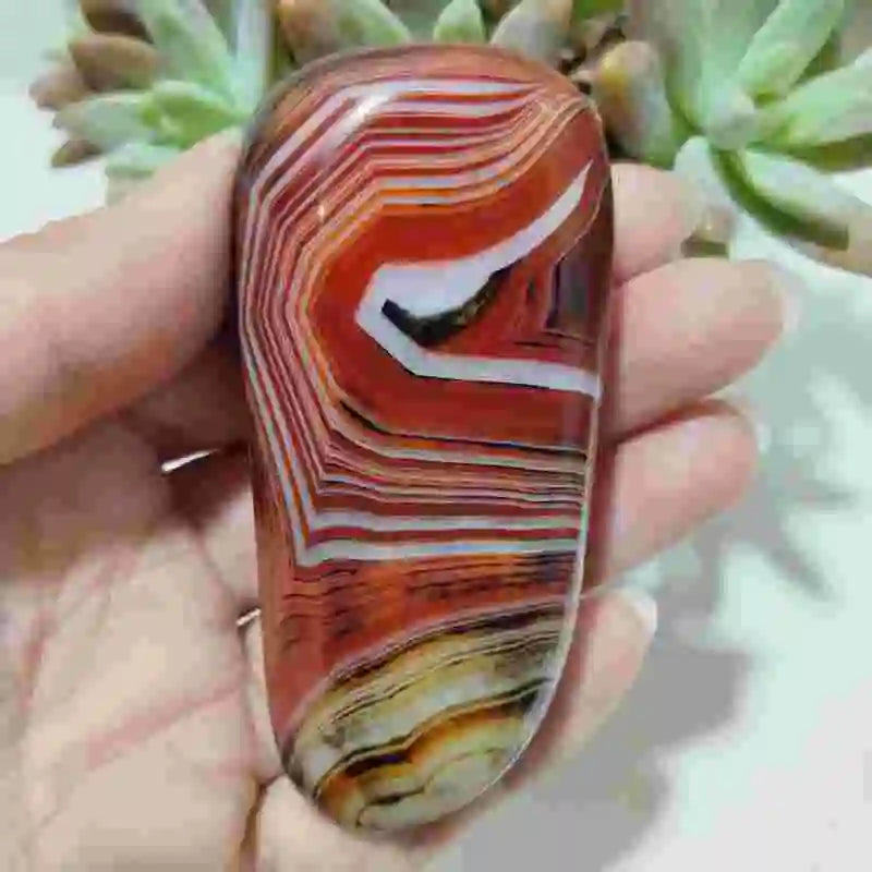 Red Lace Agate Pendant-ToShay.org