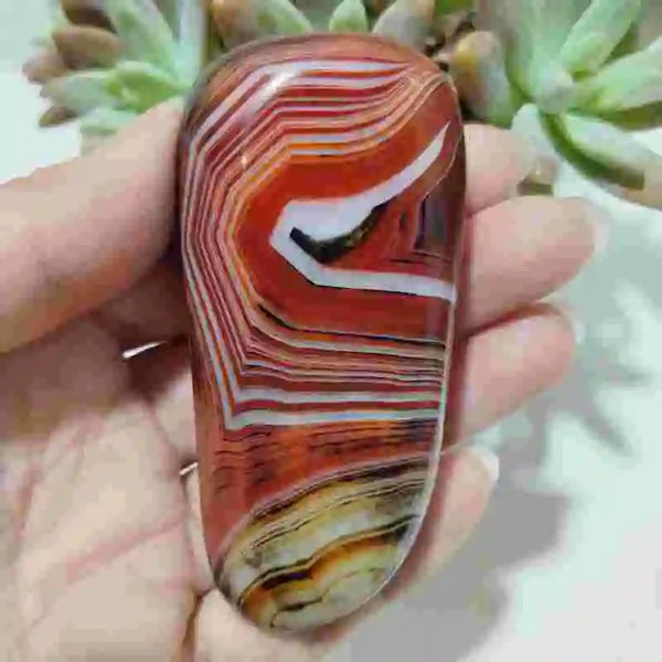Red Lace Agate Pendant-ToShay.org