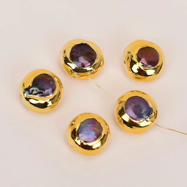 Black Pearl Coin Beads-ToShay.org