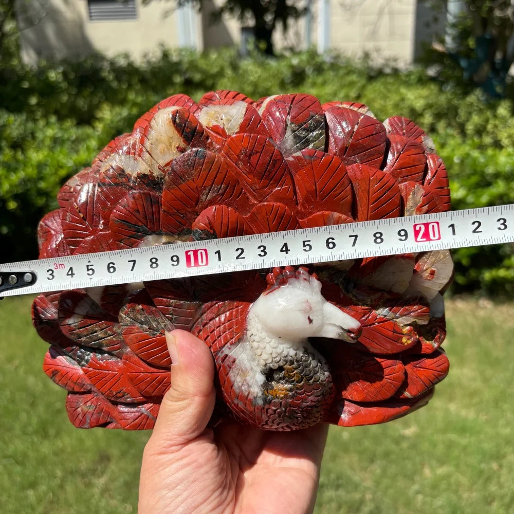 Red Jasper Peacock-ToShay.org