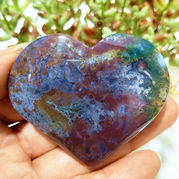 Green Moss Agate Heart-ToShay.org