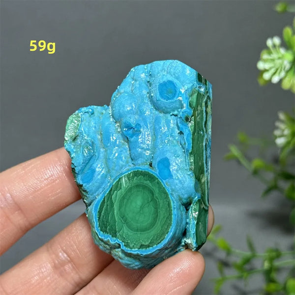 Green Peacock Rough Stone-ToShay.org