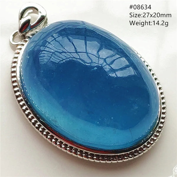 Blue Aquamarine Pendant-ToShay.org