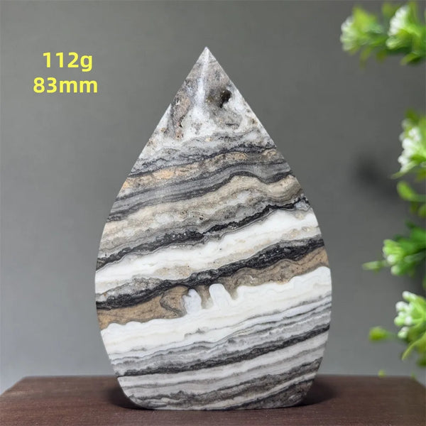 Grey Striped Agate Torch-ToShay.org