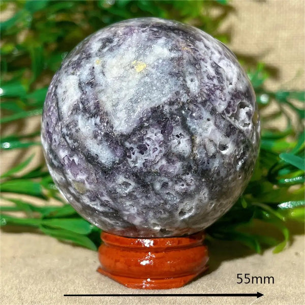 Purple Sphalerite Druzy Ball-ToShay.org