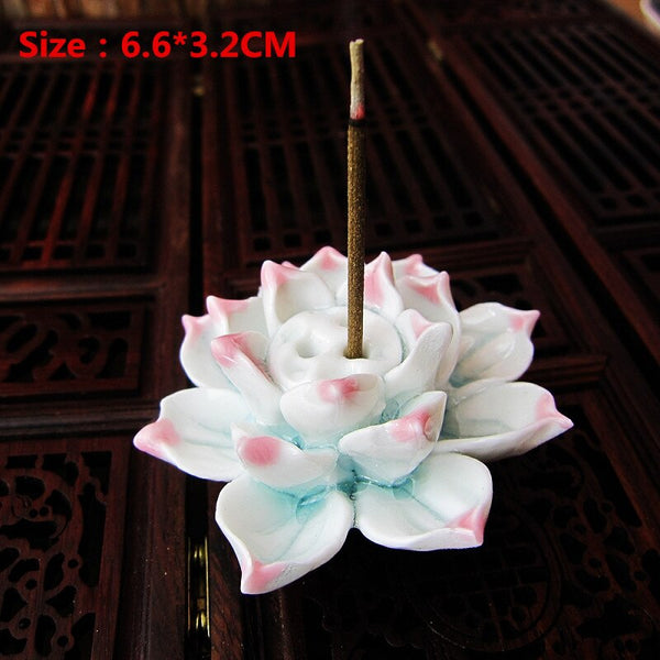 Lotus Flower Incense Stick Holder-ToShay.org
