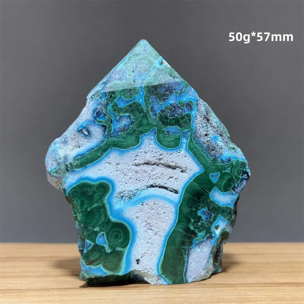 Blue Chrysocolla Tower-ToShay.org