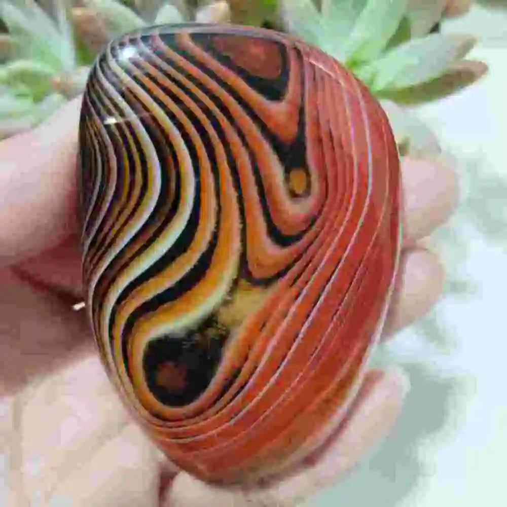 Red Lace Agate Pendant-ToShay.org