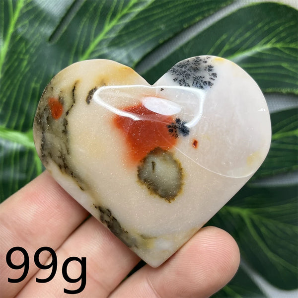 Yellow Mookaite Heart-ToShay.org