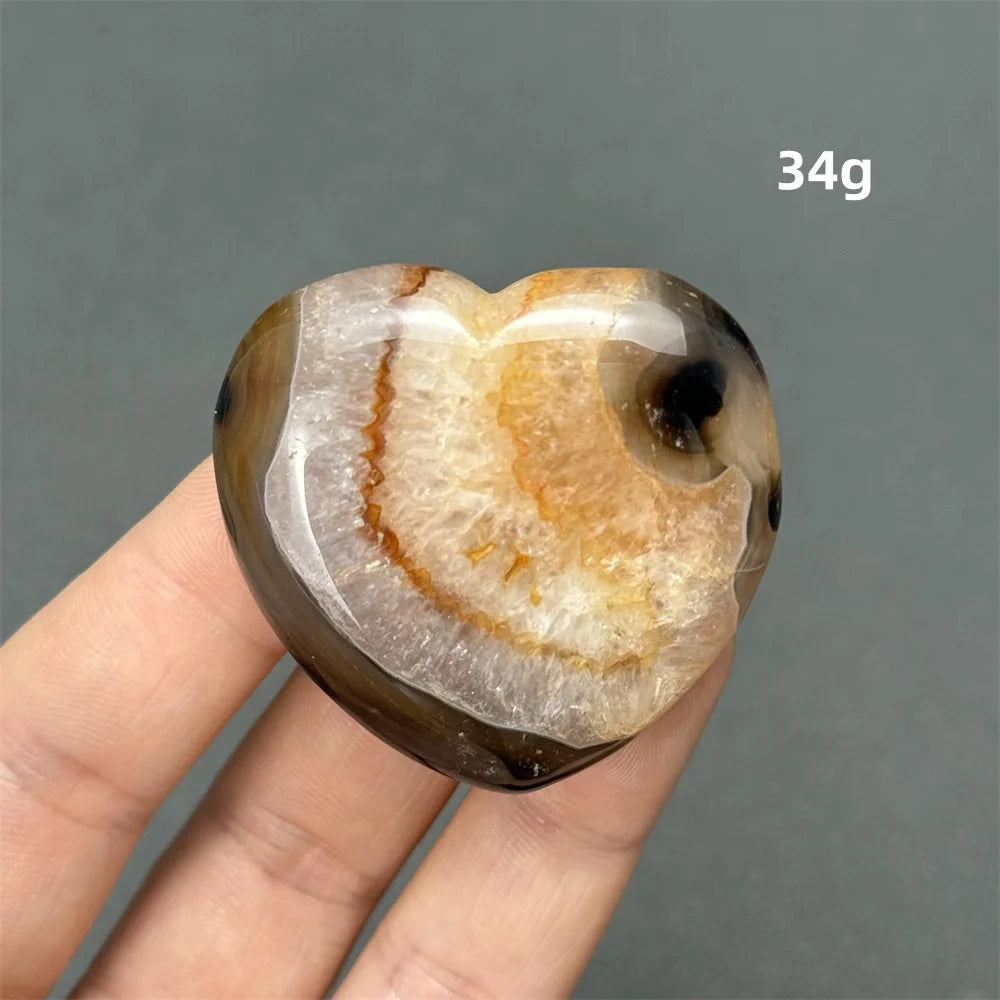 Orange Carnelian Heart-ToShay.org