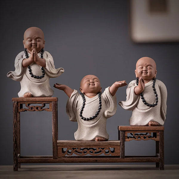 Monk Buddha Statue-ToShay.org