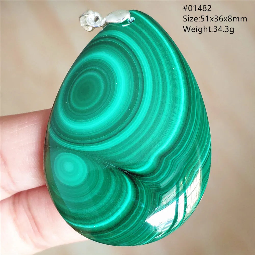 Green Malachite Pendant-ToShay.org