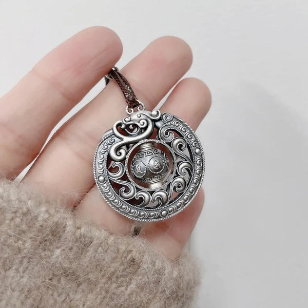 Silver Mantra Pendant-ToShay.org