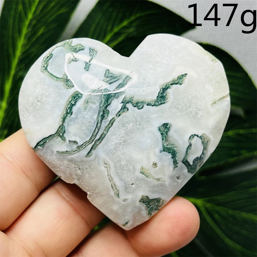 Green Moss Agate Heart-ToShay.org