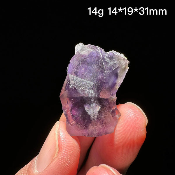 Purple Fluorite Crystal-ToShay.org