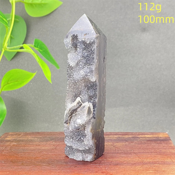 Purple Sphalerite Crystal Tower-ToShay.org